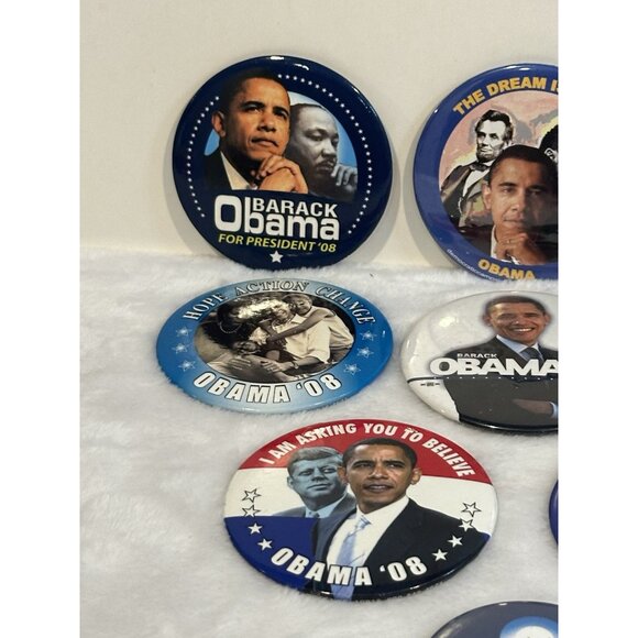 Obama For President Buttons Lot - Picture 2 of 5